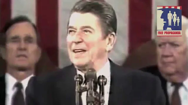Ronald Reagan slams the Press in 1st State of the Unioin