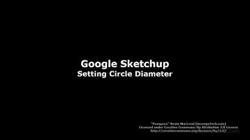 Sketchup - Draw circle by diameter