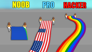 NOOB vs PRO vs HACKER - Flag Painters