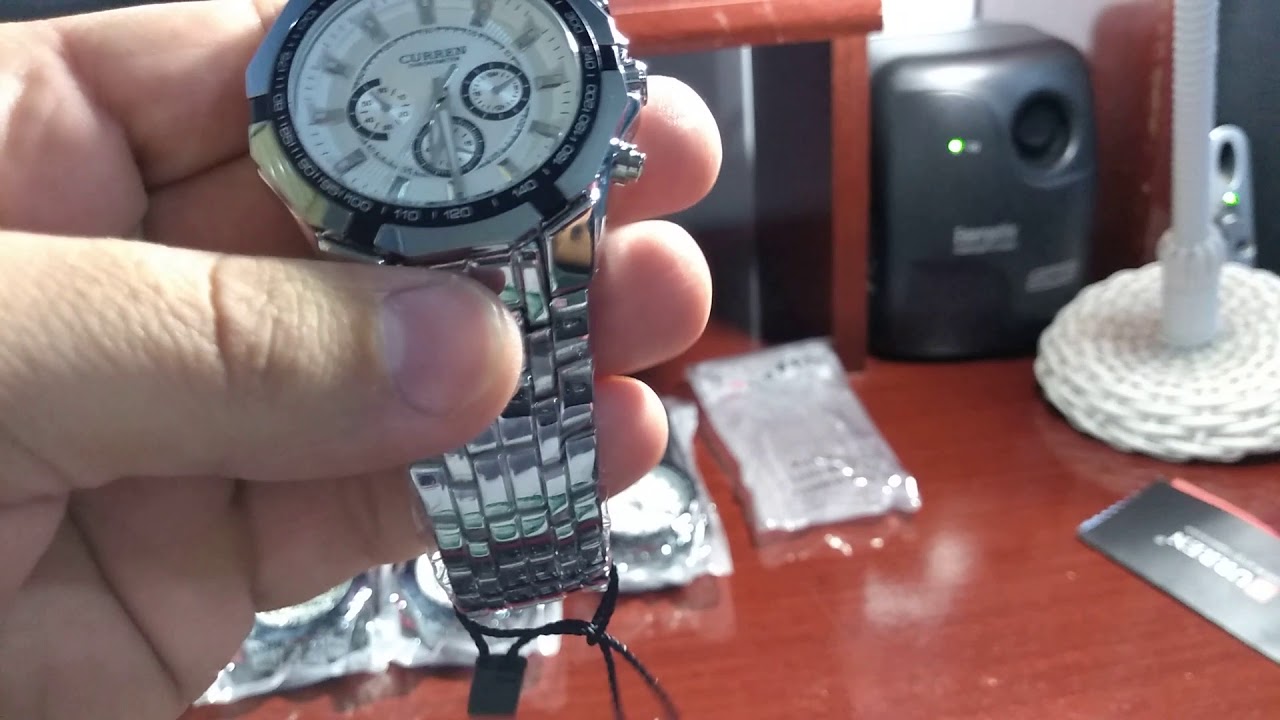 Review relógios curren modelo 8084 - YouTube