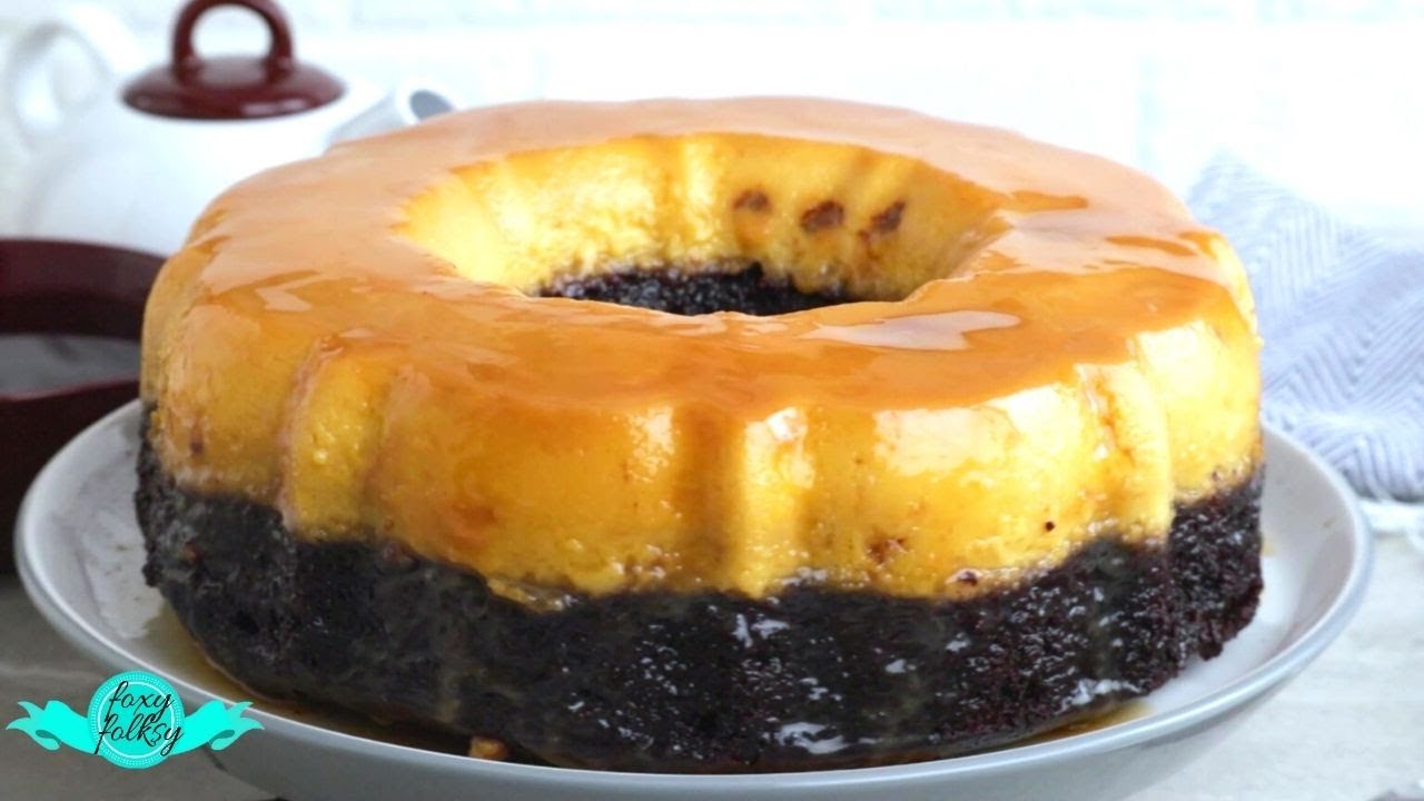 Impossible Flan (Chocoflan) – CountyBakerMom