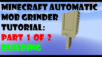 Minecraft Automatic Mob Grinder Tutorial: Part 1 of 2 Building