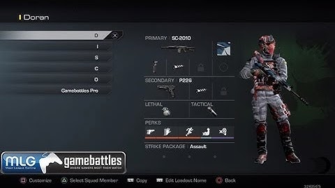 Call of Duty Ghosts: Gamebattles Class Set Ups (GB Variant S&D)