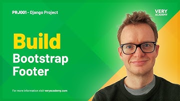 Django Project | Implement a Bootstrap Footer