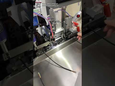 Durable Multi Core Wire Stripping And Crimping Machine Fits Various Cable Harnesses