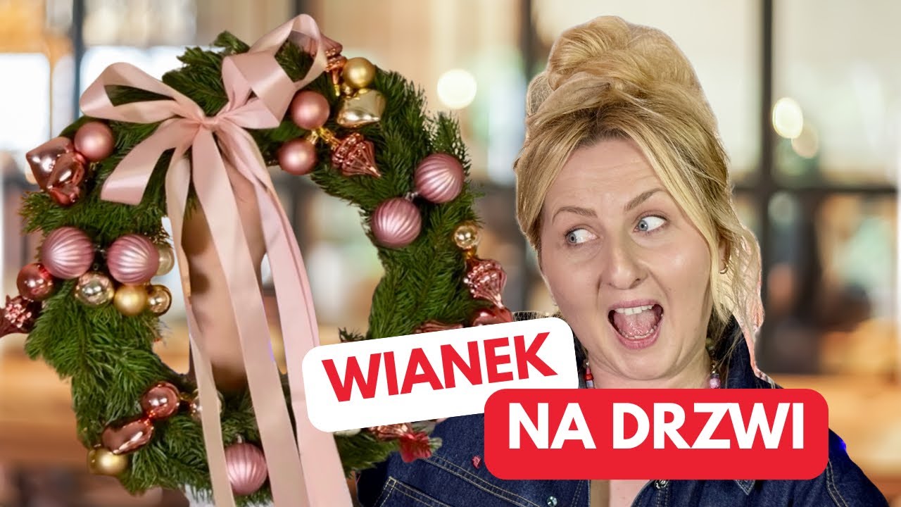 Świąteczny Wianek w 15 Minut! Najprostsze świąteczne dekoracje DIY 🎁 efekt WOW ✨🎄