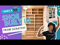 DIY Master Closet | Shoe Built In | Part 1 | Installing the Built In