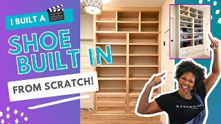 DIY Master Closet | Shoe Built In from Scratch| Part 1 | Installing the Built In