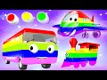 Play  fun learn colors with vehicles  finger family  kids songs