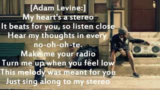 Stereo Hearts - Gym Class heroes ft. Adam Levine (lyrics)