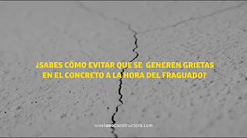 ¿Cómo evitar que el hormigón se agriete al secarse?