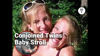 Abby & Brittany Hensel Spotted Strolling With Newborn in Minnesota