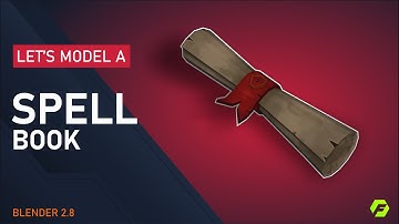 I Made Magic Parchment in Blender - Game Asset - Emorder