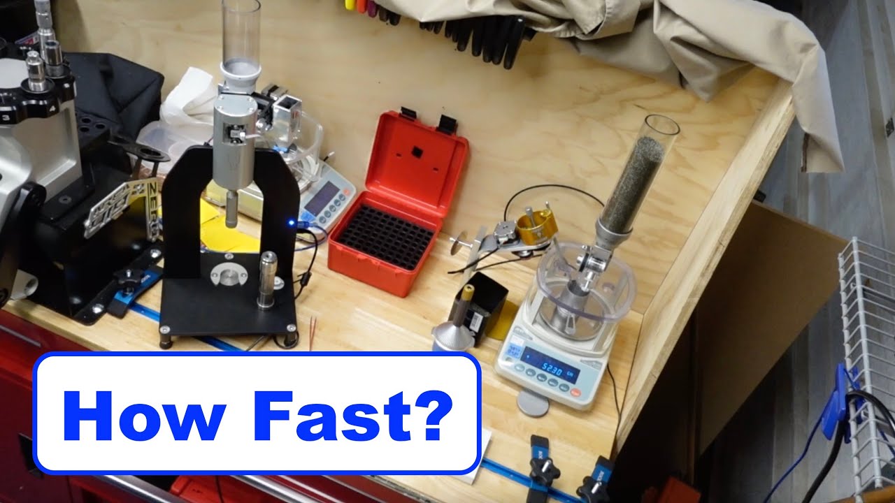 The process of reloading 100rds of 284 Winchester on Autotrickler v3