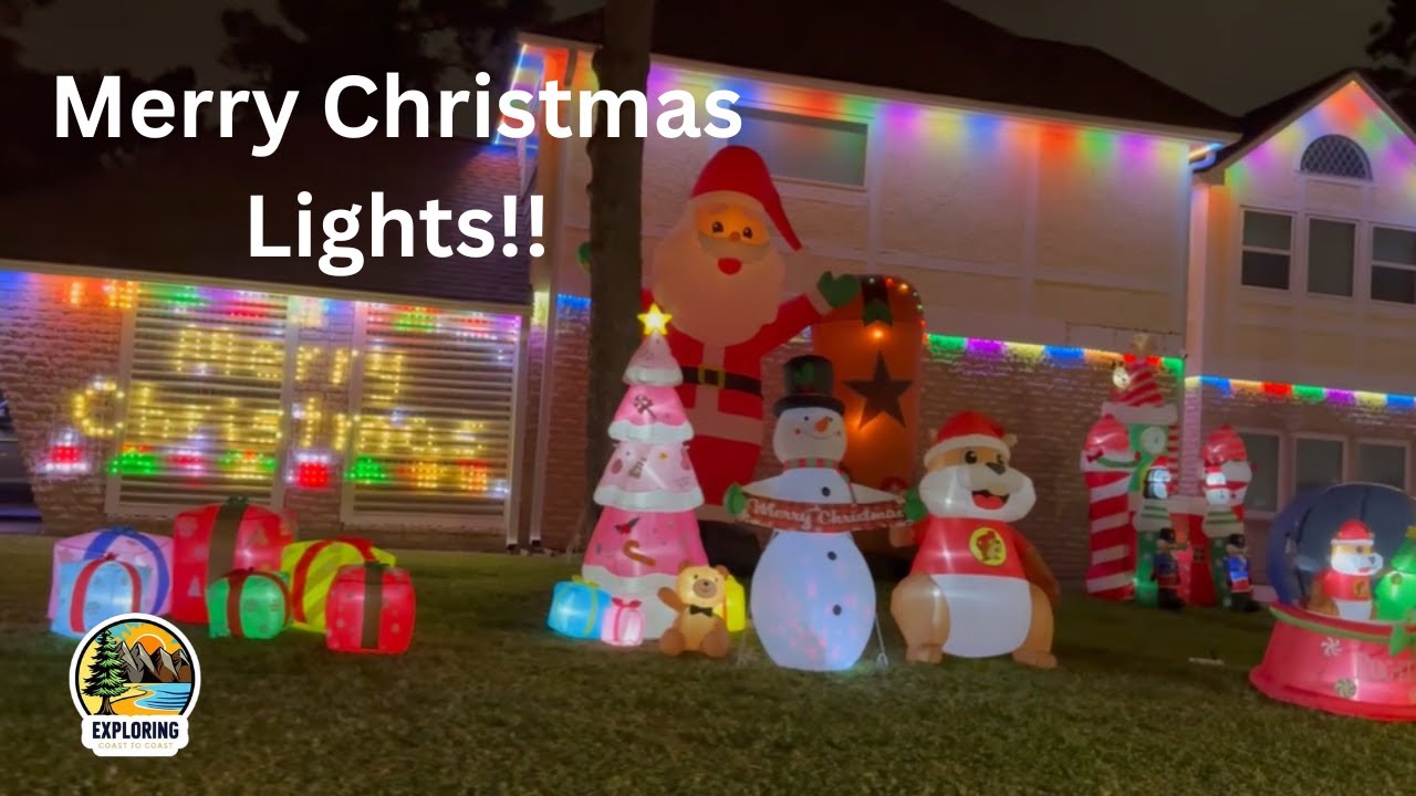 An Exploring Coast To Coast Christmas Light Show!