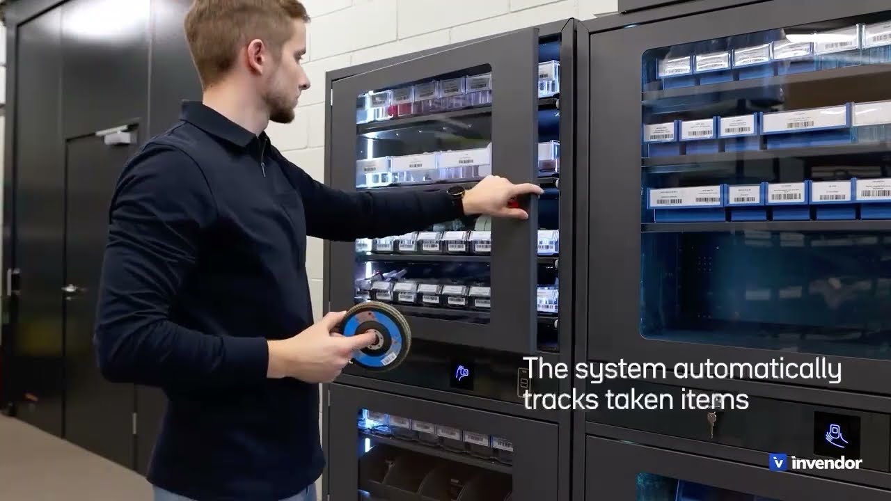 Invendor Gravity cabinet – How does the take-out work?