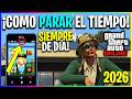 *TUTORIAL* Como CONGELAR/PARAR el TIEMPO en GTA Online en 2026! SIEMPRE DE DIA!