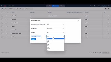 How to Export Responses in WordPress Form | Bit Form