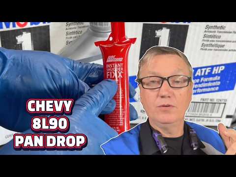 Chevy / Chevrolet Silverado 8L90 Transmission Fluid Change Pan Drop GMC Sierra 8 Speed SHUDDER FIX