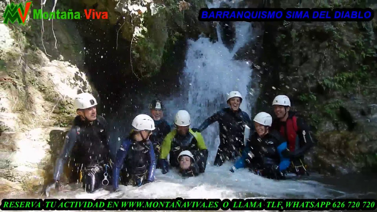 via ferrata dolomites BARRANQUISMO SIMA DEL DIABLO 01-10-17