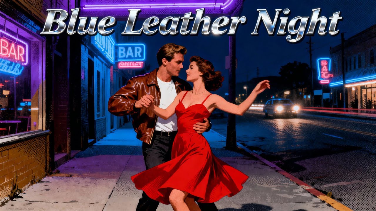 Classic 50s Rock ’n’ Roll Party! –🔥 Turn It Up! “Blue Leather Night” 🎉🎸