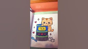 Teacup kittens a cute &cozy coloring book