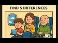 Only 1% Genius Can Find All 5 Differences! ✈️🧠