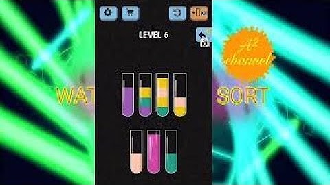 WATER COLOUR SORT GAME | LEVEL 1 UPTO 15