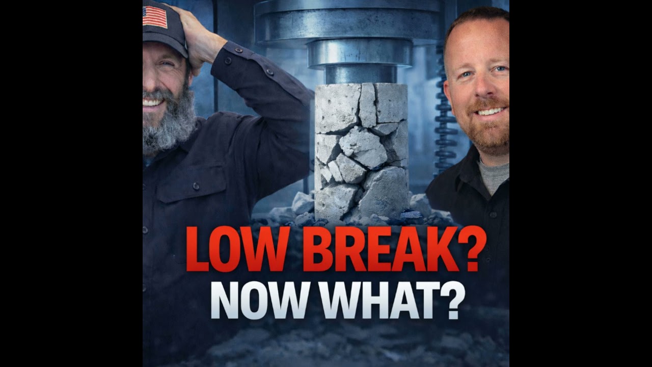 EP #149: Got a Low Concrete Break? Here’s What To Do Next
