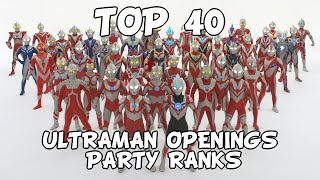 [TokuCenter] Top 40 Ultraman Openings (Party Ranks)