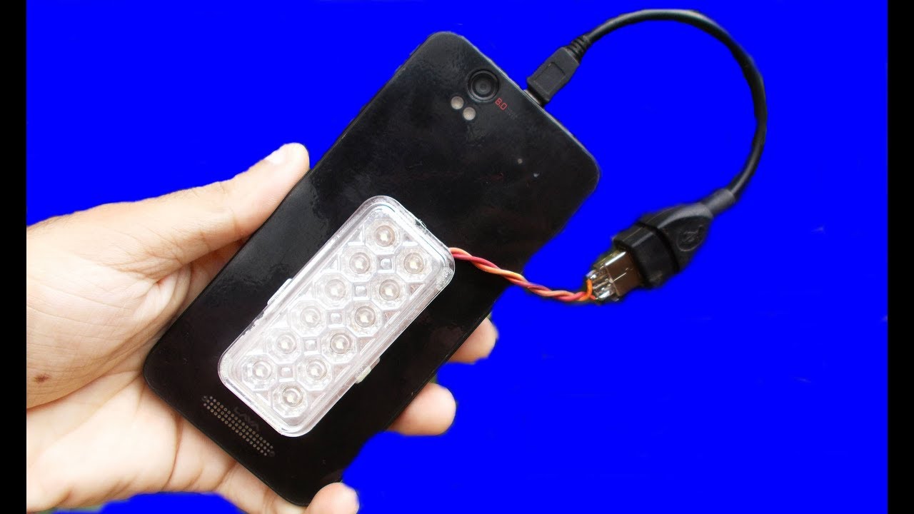 How to Make Camera Flash Light at Home | Make Your Own Back Light | Ultraviolet Flashlight