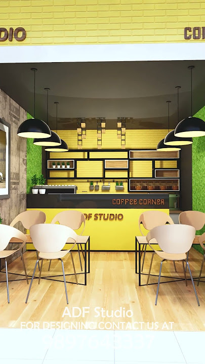 cafe shop interior design #teashop #cafeinterior #coffeeshopdesign