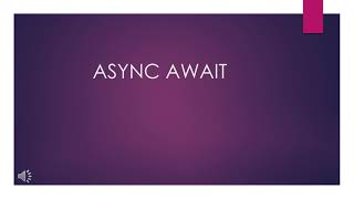 ANGULAR ASYNC AWAIT