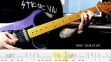 KISS - Lick it up [GUITAR COVER + TAB]