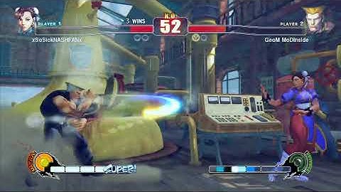 GeoM MoDInside (Guile) vs xSoSickNASHFANx (Chun Li) 17