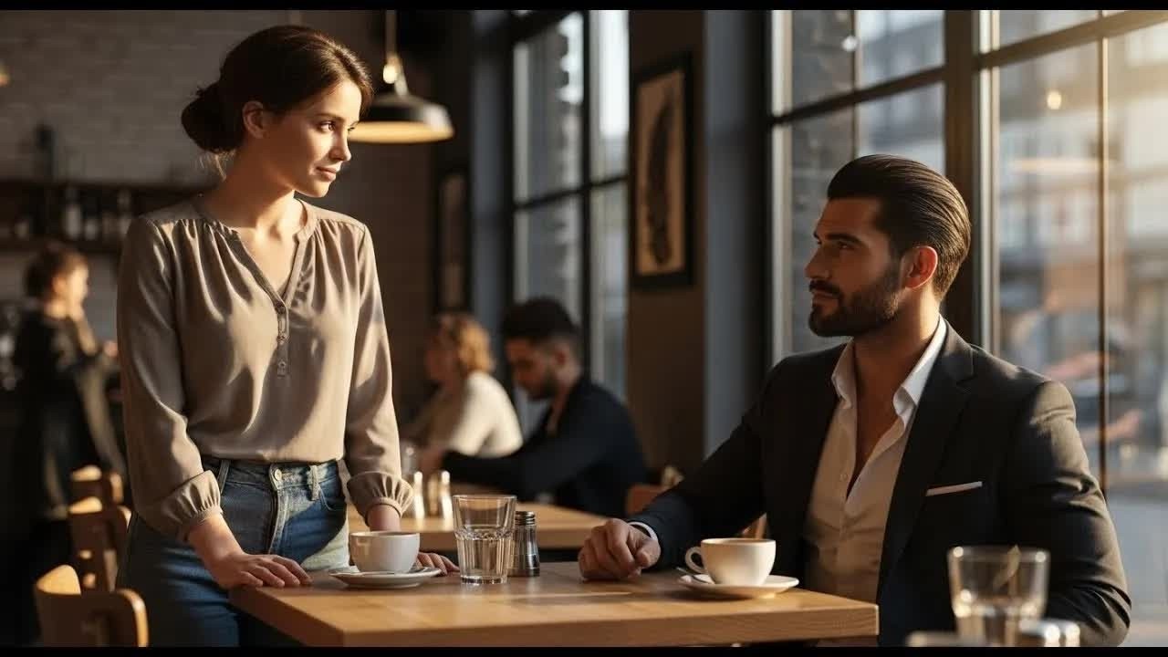 Ist hier frei？“ fragte die Single Mom – „Nur wenn du mitisst,“ sagte der Milliardär