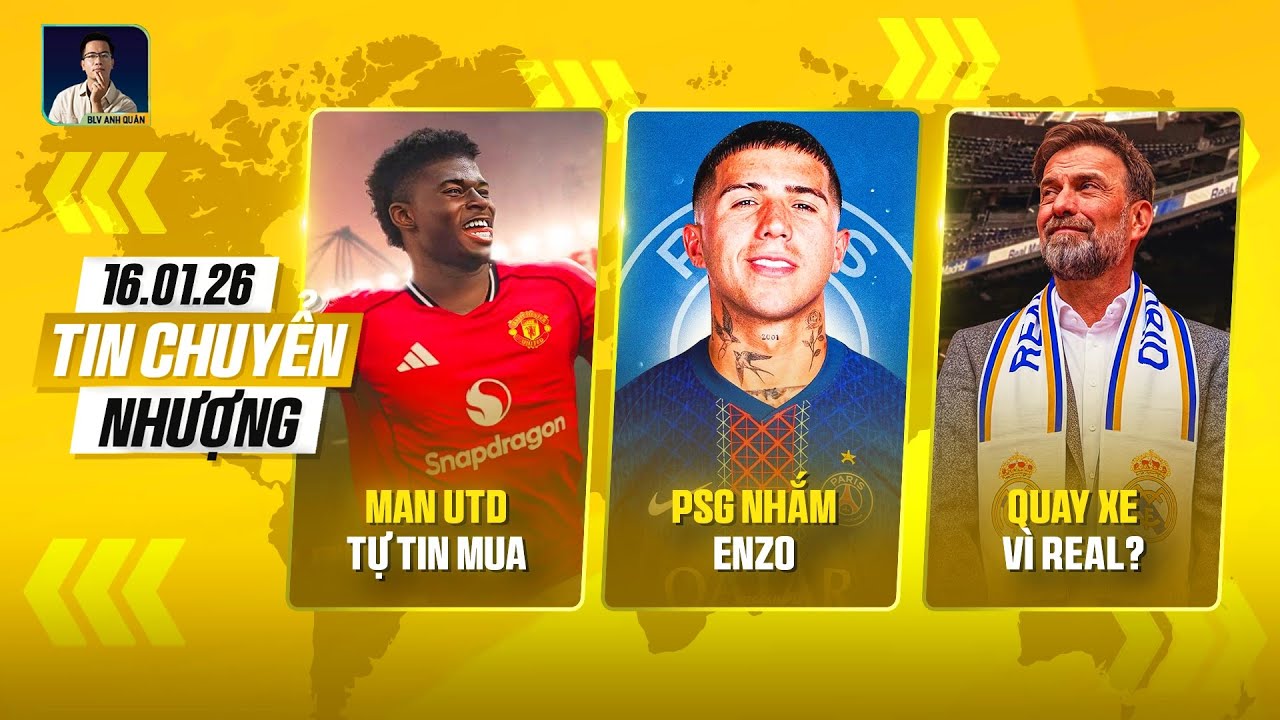 TIN CHUYỂN NHƯỢNG: M.U TỰ TIN MUA BALEBA, PSG NHẮM ENZO FERNANDEZ, KLOPP QUAY XE VÌ REAL MADRID?