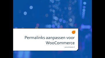 Permalinks instellen in WooCommerce