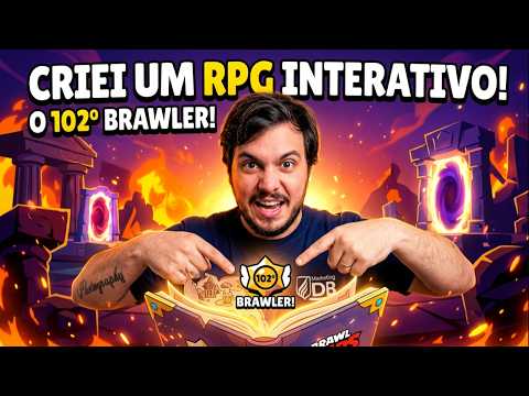CRIEI UM VÍDEO INTERATIVO!!! O LIVRO RPG DO 102º BRAWLER!!