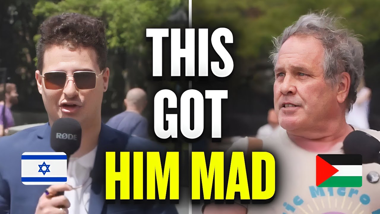 Hamas Sympathizer Gets FURIOUS After Israeli Activist Proves Hamas Are T*RRORISTS!