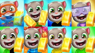 Talking Tom Gold Run Medieval,Venice Canals,Wacky Planet,Candyland,Mining Cart,Santa Town,Skateboard screenshot 4
