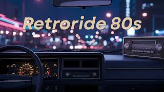 80s Synthwave Love Drive 🌙 FM Radio Edition | Emotional Retro Mix &amp; Late-Night Love Songs