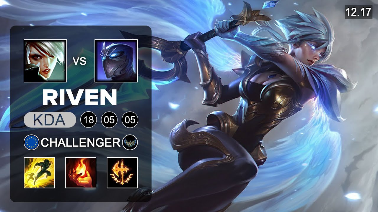 Riven vs Shen Top - EUW Grandmaster - Patch 12.17 Season 12