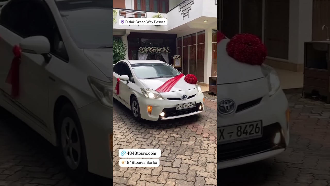 Wedding Car 🇱🇰 🛩🛥⛱🌴🐋🐘🐆🏄