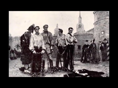 Как был казнен декабрист Рылеев