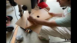 Installing Tuning Pins In An Autoharp At Talbot Boys Home