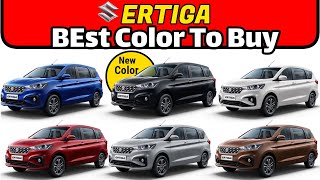 Maruti Suzuki Ertiga Colour options 2023 | Maruti Ertiga best Color to Buy