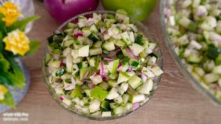 'Receta de ensalada de pepino y manzana: ¡Deliciosa y saludable!'