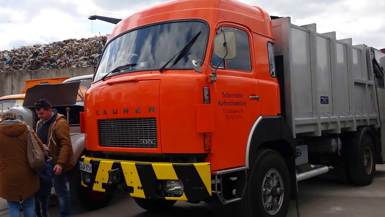 Lkw Oldtimer Treffen @ Neckarwiesenfest Esslingen 23.4.2017 - YouTube