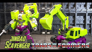 Jinbao OS Gravity Builder Scavenger #transformation #toys #vlog